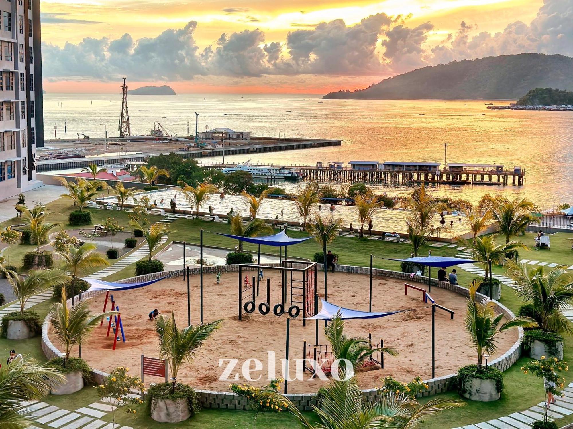 קוטה קינבלו #5 Jesselton Quay City Pads Seaview By Zeluxo מראה חיצוני תמונה
