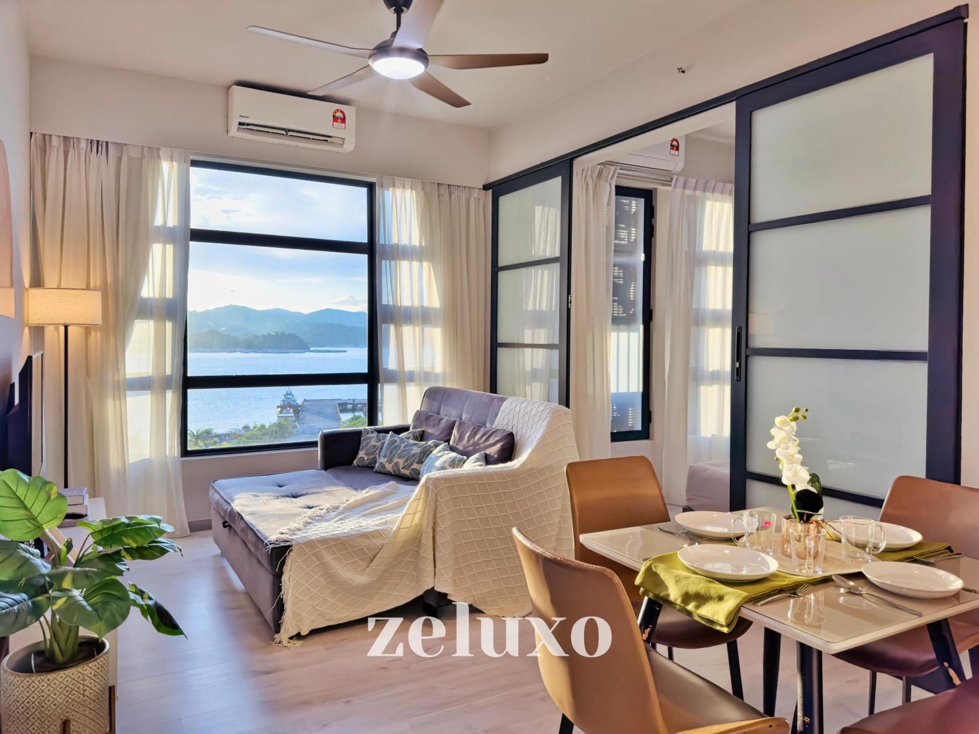 קוטה קינבלו #5 Jesselton Quay City Pads Seaview By Zeluxo מראה חיצוני תמונה